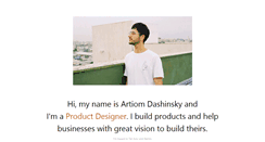 Desktop Screenshot of dashinsky.com